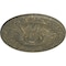 Ekena Millwork Lunel Ceiling Medallion (Fits Canopies up to 3 3/4"), 20 1/4"OD x 1 1/2"P, Witch Hazel Crackle CM20LUWHC - alternate 4
